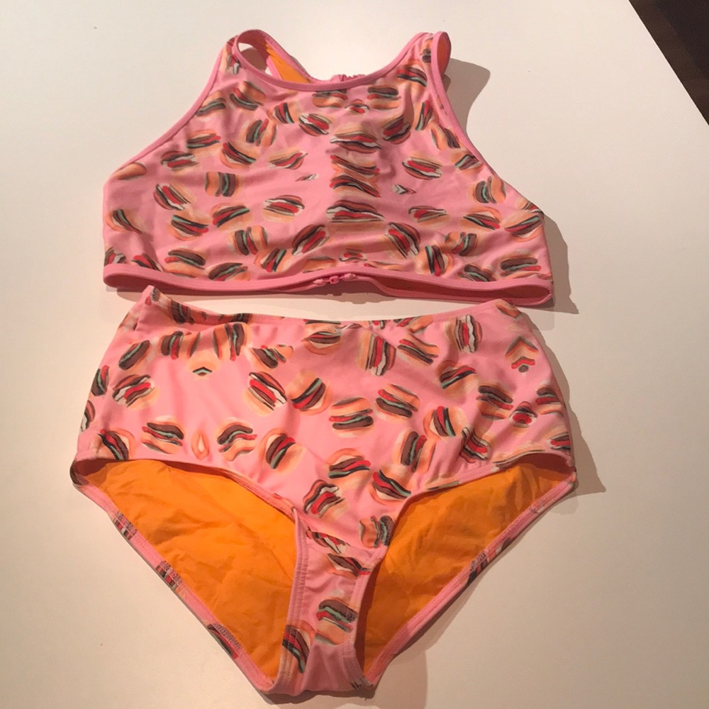 Mod Cloth - Hamburger Swimsuit